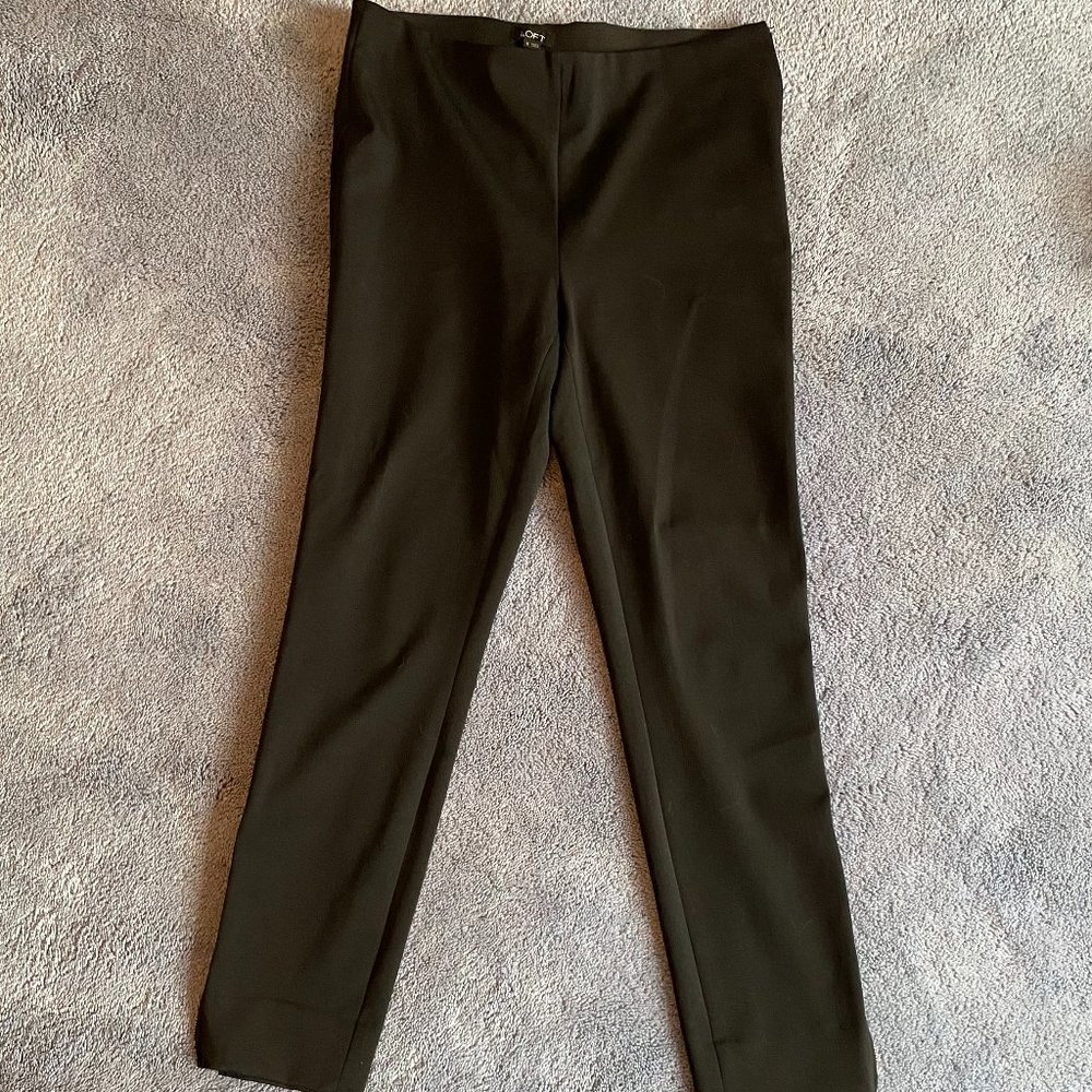 Loft ankle zip pant